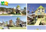 Activities Kids Outdoor Play Equipment Balance Drilling Swinging Section
