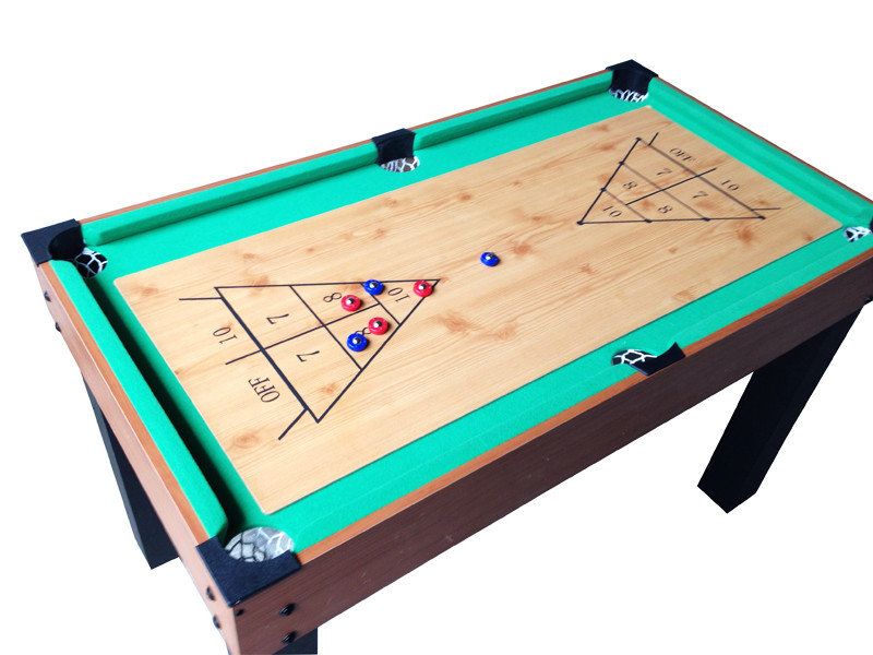 Fashionable Multi Game Table Wood Billiard 10 In 1 Game Table For 2 / 4 Players