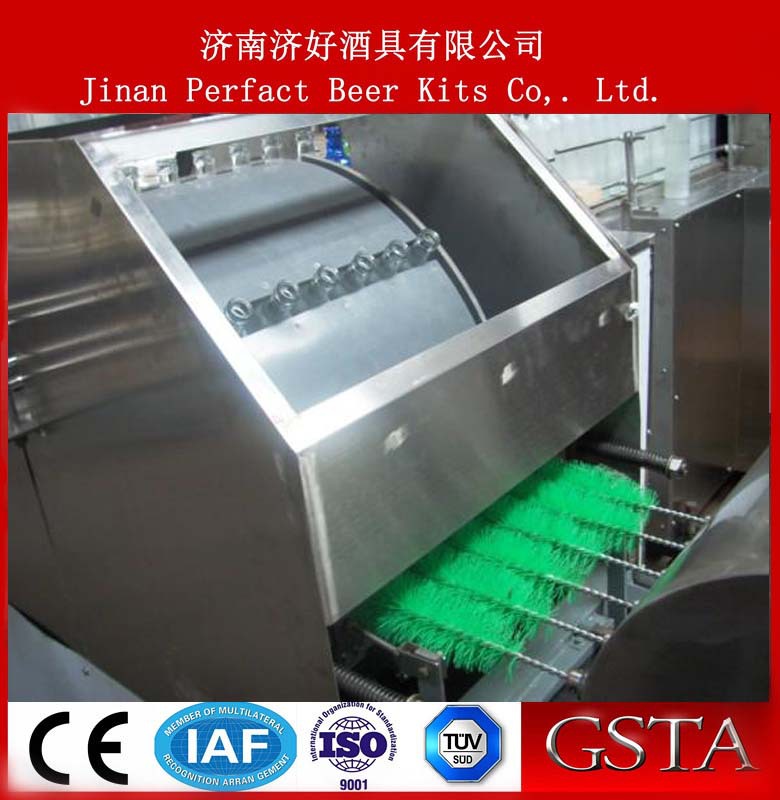 Water Filling Glass Bottle Washer 8000BPH and Suitable for Various Bottles