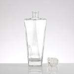 Collar Material 750ml Clear Empty Olso Vodka Liquor Gin Rum Glass Bottle with