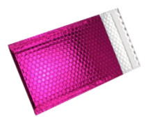 15x13cm Purple Metallic Bubble Mailer Easy Using With Excellent Shock Resistance