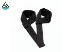 Red Weightlifting Wrist Wrap With Thumb Loop , Wrist Support Straps Bodybuilding