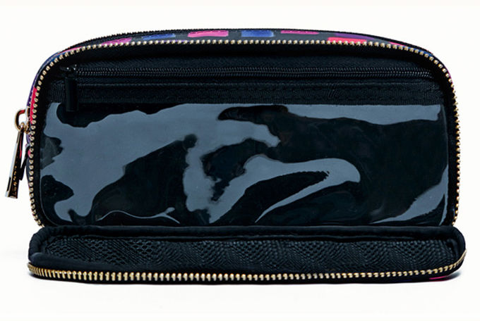 Custom Women Travel L19*D7*H8.5Cm Polyester Toiletry Bag
