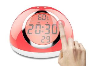 Wholesale Multicolor LED Touch Light Alarm Clock 2000MA Battery Capacity For Bedroom from china suppliers
