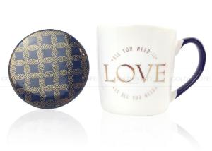 Wholesale 12oz Modern Element Personalized Coffee Mugs Life Porcelain Glazed Mug from china suppliers