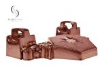 Customized Copper Color PP Plastic Coffin Hardware Manufacturer Direct Sales 12#