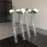 Large Tall Glass Vases For Wedding Centerpieces 3pcs Set Clear Cylinder Flower