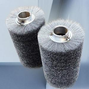 Wholesale Steel Wire 0.60mm Crimped Polishing Deburring Clean Brush from china suppliers