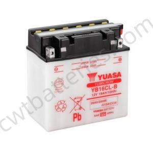 Wholesale YUASA YB16CL-B Jet Ski Battery Rechargeable 12V 19Ah Replacement Batteries Ready to Use Type from china suppliers