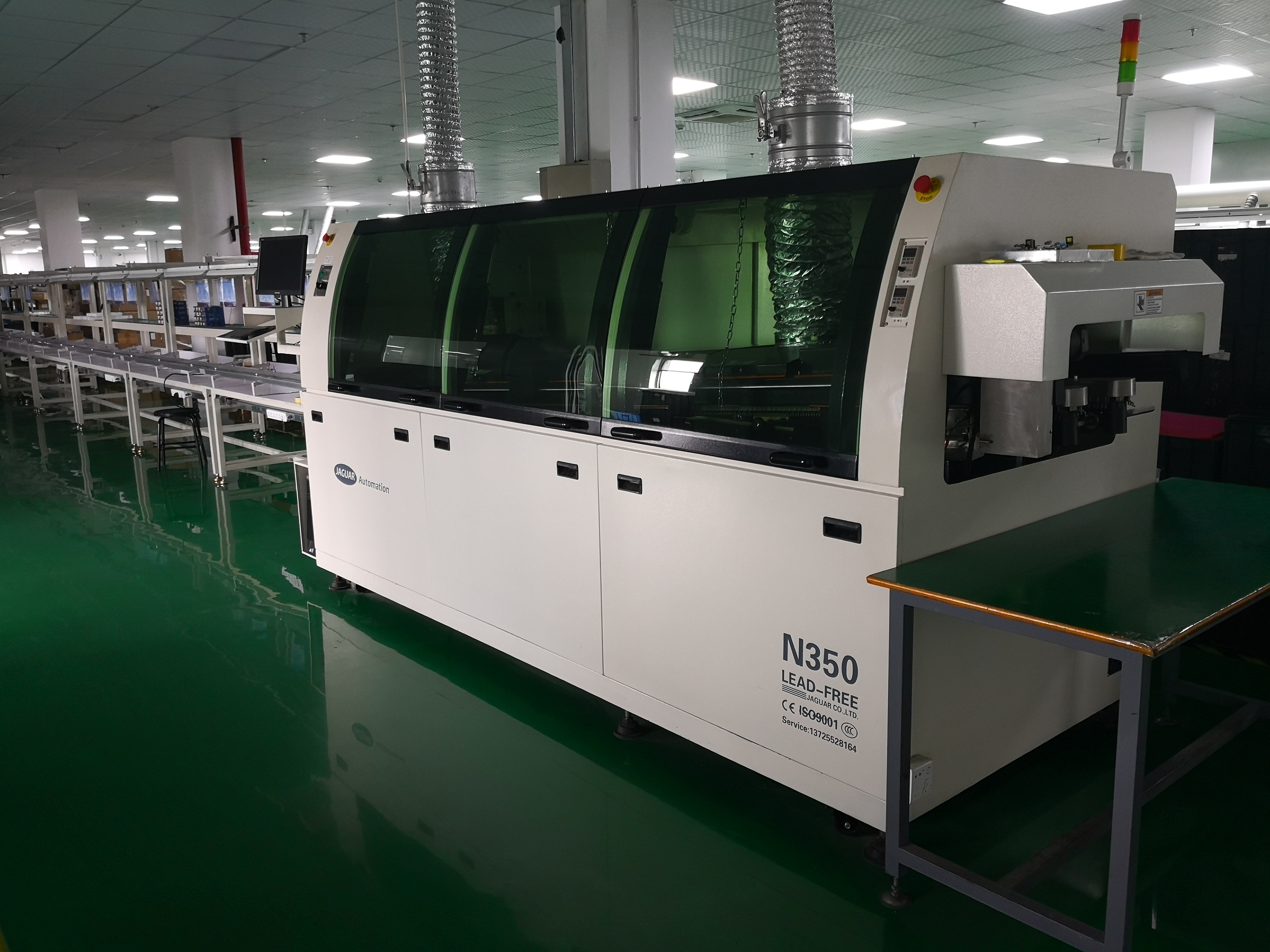 3 Heating Zones Smd Led Soldering Machine , Computer Controlled Smd Reflow Oven