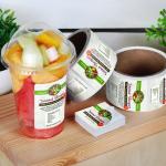 BOPP Polyester Pharmaceutical Custom Label Stickers Self Adhesive