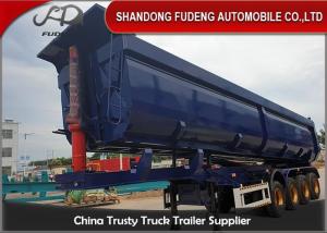 Wholesale 4 Axles 45 Cubic Meters Stone Sand Dump Trailer from china suppliers