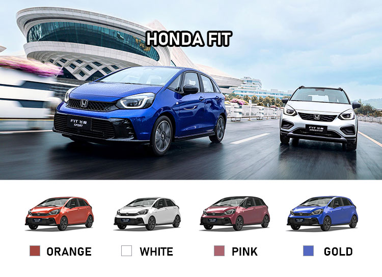 Compact 2WD 1.5L CVT Hon-da Fit 2023 Gasoline Car for Customer Needs