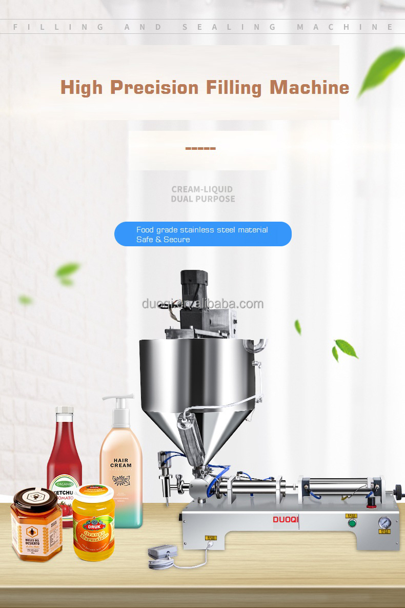 High Efficiency Automatic Cream Filling Machine Stable Operation Rustproof
