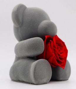 Wholesale Sweetheart Eternal Rose Bear Never Wilting Flowers Representing Long Lasting Love from china suppliers
