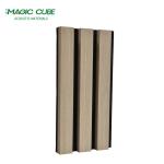 Fr MDF Slatted Timber Acoustic Panels for Wall and Ceiling Decoration 12mm
