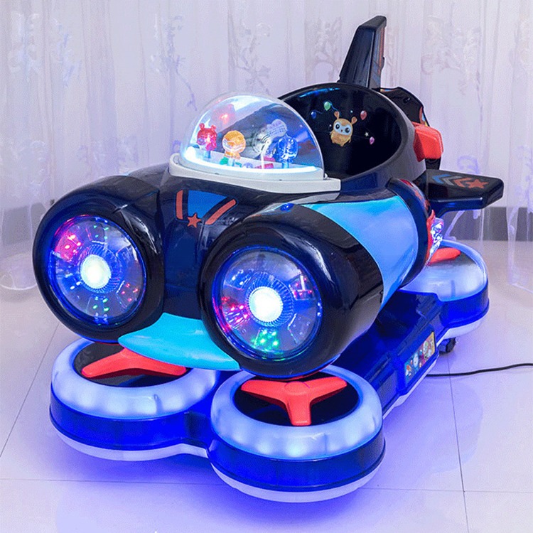 Amusement plastic chilld spaceship kiddie rides eletronic kids swing kiddie rides for children mall