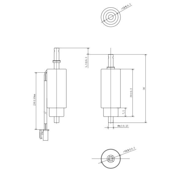 Linear DC3.6V 2 Inch Tubular Solenoid