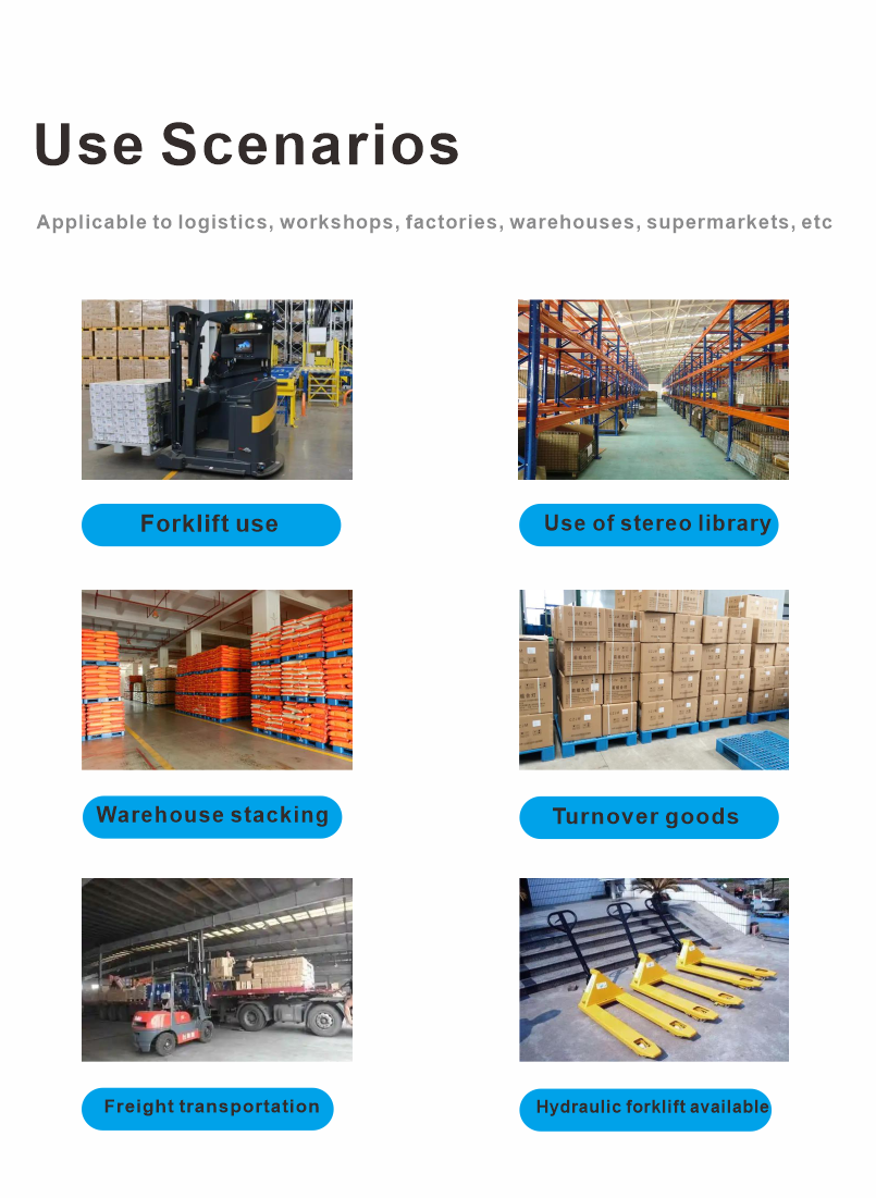1300x1000x150mm Euro Pallet for 5 Gallon Water Bottle Lightweight and Sturdy Design