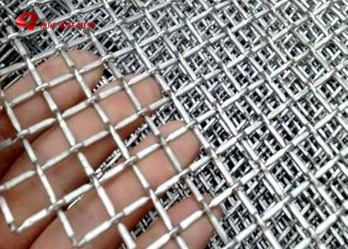 aluminum crimped wire mesh