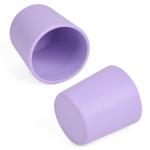 Purple Infant Training Cup Kids Silicone Cup For 0-12 Months Babies