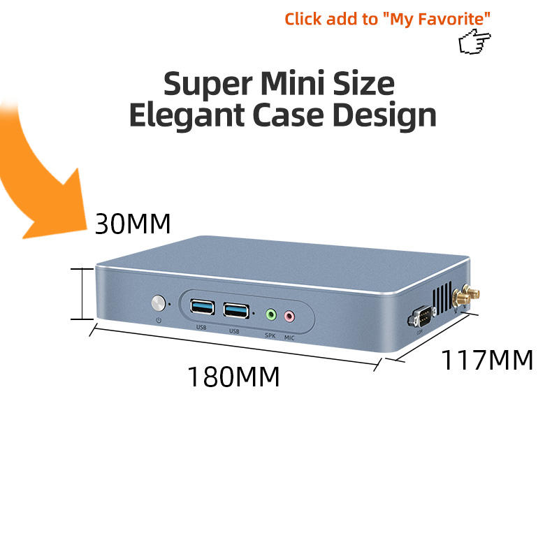 Onsite Training And Inspection Portable N5095 Mini Pc 8Gb DDR4 Ram 128Gb Ssd Wifi Blue-Tooth Desktop Mini Office Computer