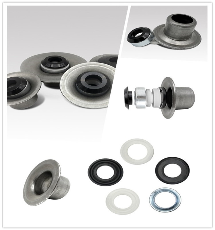 Nylon PA6 Bearing Conveyor Roller End Caps 6204RS TK6204-89