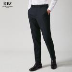 Customized Italy Solid Color Wool Blend Pants for Men in a Fashionable Business
