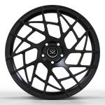 Black Custom 1 Piece Forged Monoblock Rims Wheels T6 22x9.5 5x120