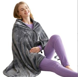Wholesale Electric Outer Shawl Blanket Coral Velvet Warm Wrap Cape Cloak Usb Charging Heating Blanket Cold Insulation Blanket from china suppliers