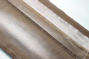 Wholesale High Quality Factory Price Khaki Colored Stretch Denim Fabric For Jeans from china suppliers