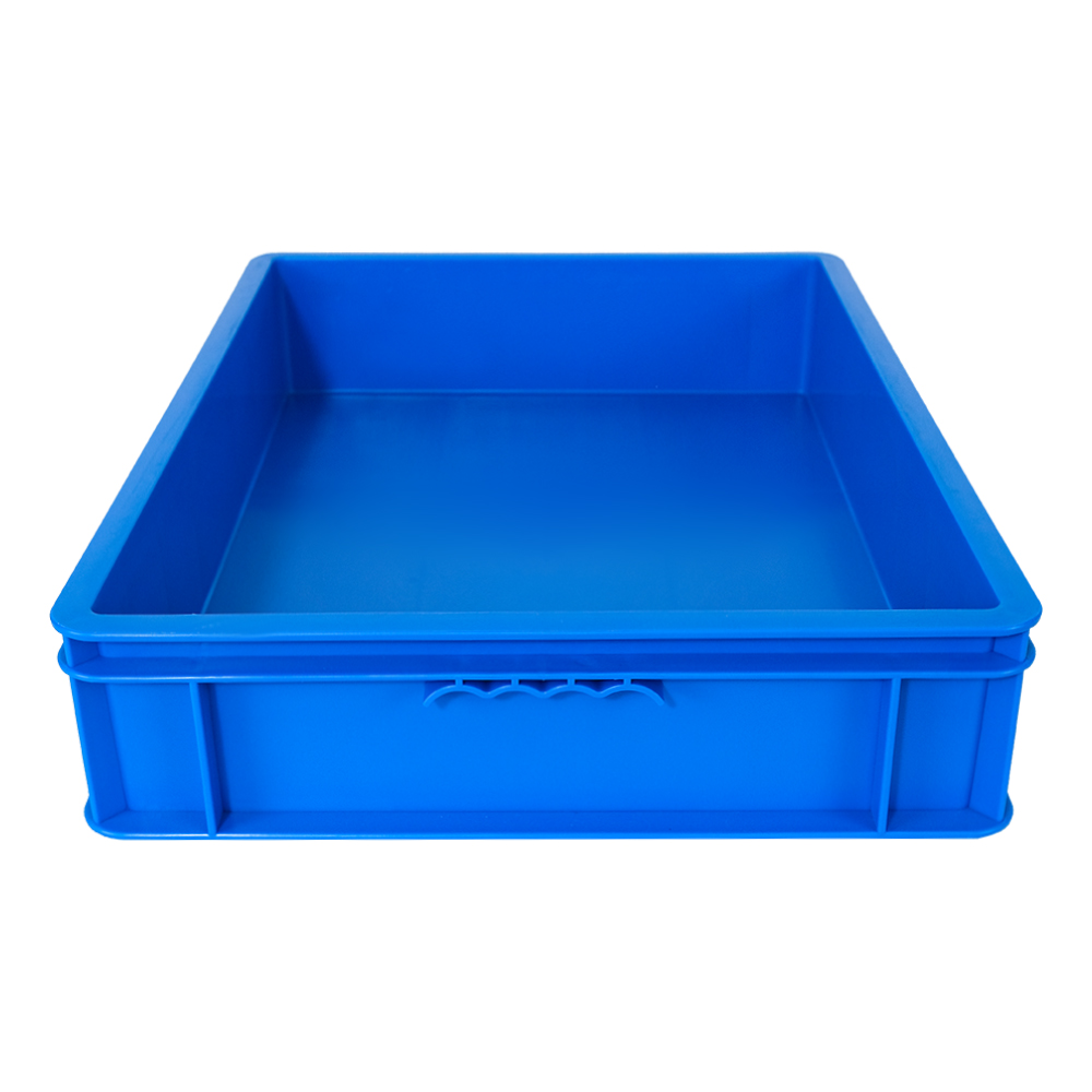 External Size 555x415x115mm Solid Box for Euro Logistics Stackable Plastic Turnover Box