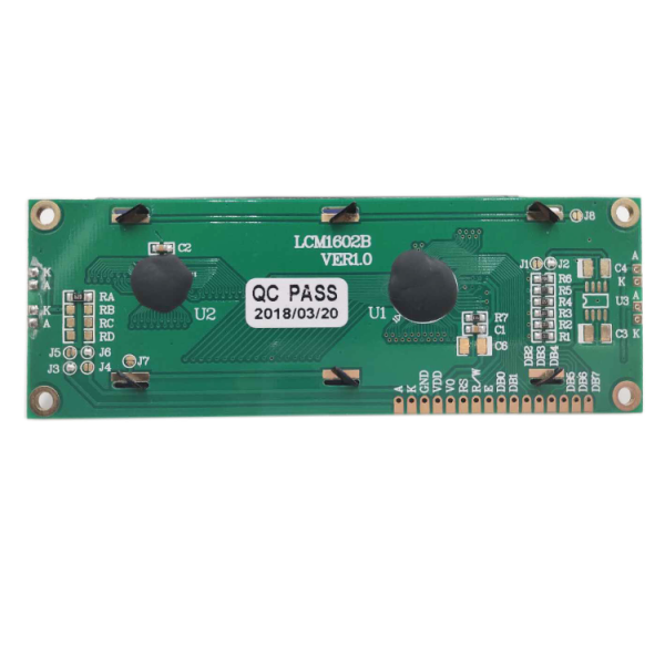 ET-1602B Lcd1602 Blue Screen Transparent Rspeedomete Segment Lcd Display Electronic New 16x2 Character Lcd Display Module