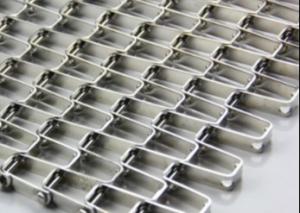 Wholesale High Rise Cooling Food Grade Flat Wire Conveyor Belt from china suppliers