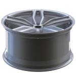 Deep Concave 1 Piece Forged Rims Monoblock 21 Inch Silver Aluminum Alloy Wheels