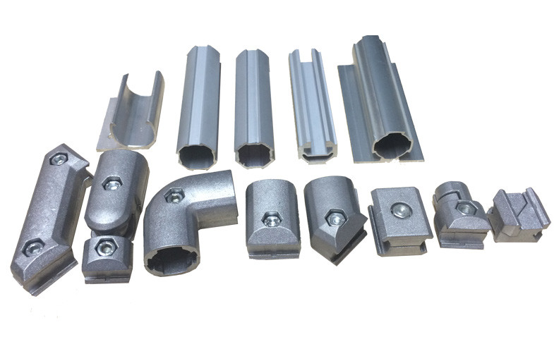ADC-12 Aluminum Tube Fitting AL-13 45 Degree Fixed Support Female Fitting