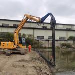 excavator Plastic Sheet Pile Driving Vibro Hammer for Plastic Sheet