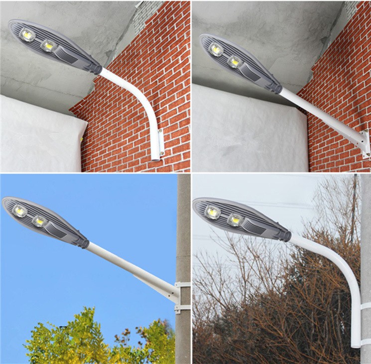 High Strength Solar Powered LED Street Lights for Country Road 50W with Aluminum