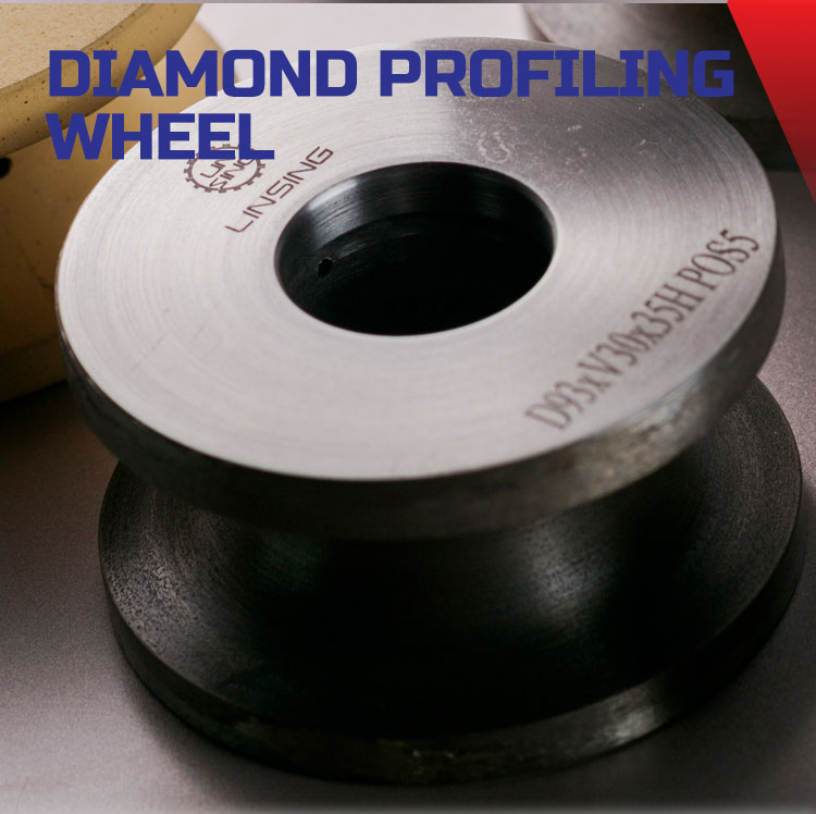Customized Metal Bond Diamond CNC Grinding Wheel for Stone Profiling Diameter Acceptable