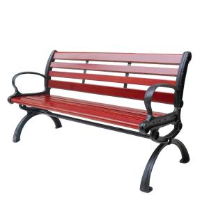 Wholesale Wearproof 1400*560*800mm Cast Iron And Wood Garden Bench from china suppliers