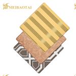 PVD Golden Mirror Stainless Steel Sheet 304 1.15mm Thickness 200HV Hardness