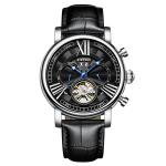 Luxury Brand KINYUED Winner Automatic Mechanical Movement Genuine Leather