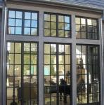 Modern Sliding Iron Steel / Aluminum Grill Window Metal Casement