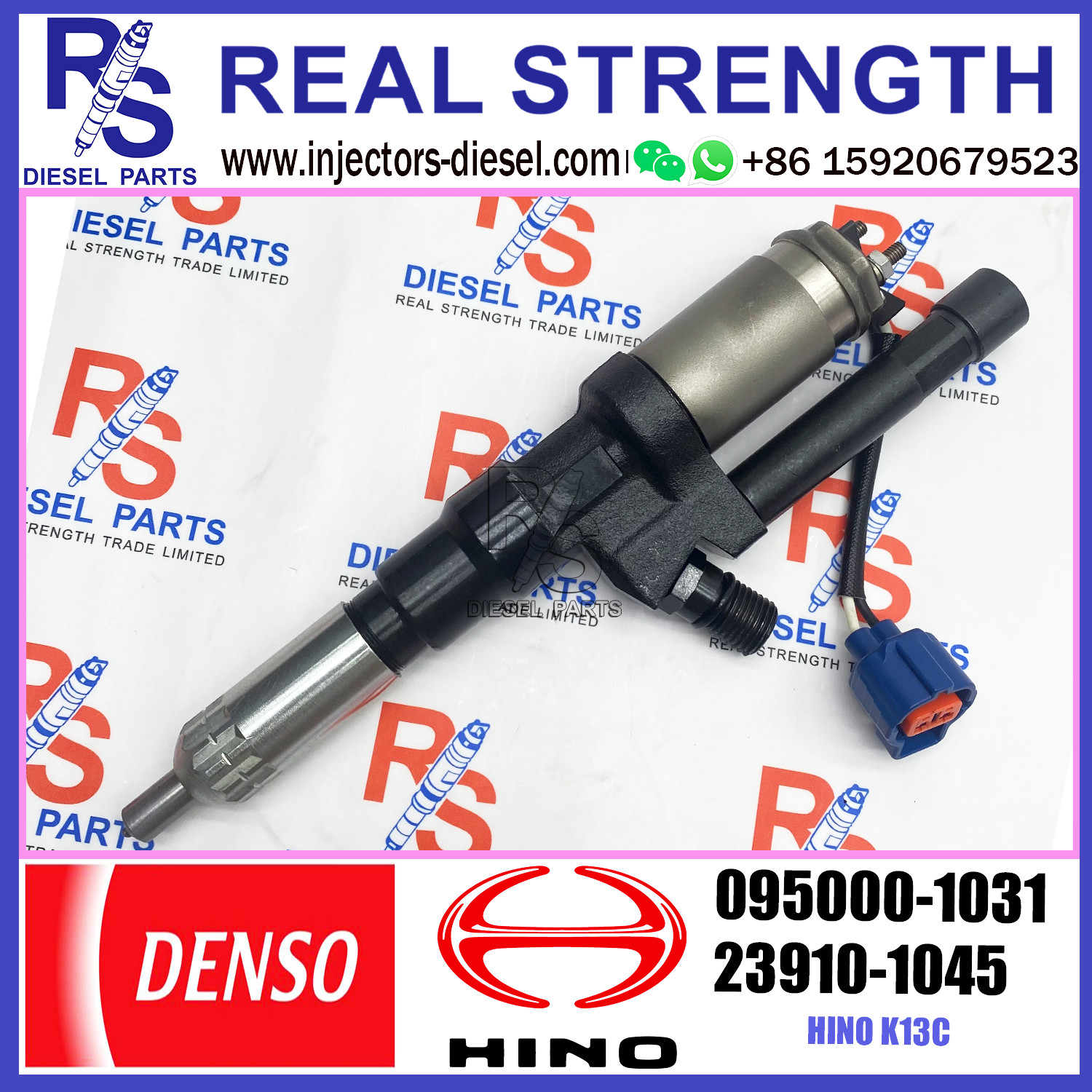 For HINO Kamyon 23910-1045 For Densos Common Rail Injector 095000-1030 095000-1031