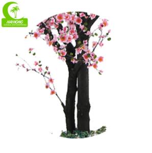 Wholesale Fabric 250cm Indoor Cherry Blossom Tree With Nature Wood Trunk from china suppliers
