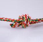 Colorful Dog Rope Toy , High Durability Rope Chew Toys For Dogs 46CM 85G