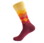 Multicolor Trendy Mens Socks Cotton Material Soft Warm Comfort Winter Crew Socks