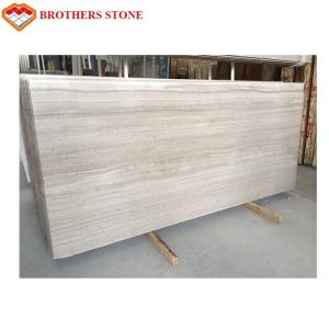 Wholesale Large Size White Wood Vein Marble Fashionable Appearance OEM Service from china suppliers