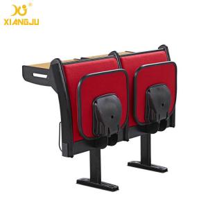 Wholesale Upholstery Fabric University Steel Book Holder College Classroom Seating With Writing Desk from china suppliers