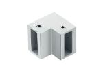 Stainless Steel Shower Glass Clamps Anti - Rust Long Lifespan Zinc Alloy